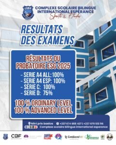 Lire la suite à propos de l’article 🏆 Résultats Exceptionnels aux Examens Officiels 2025 : Le CSBIE Brille Encore une Fois !